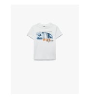 Koton Pamuklu Beyaz Erkek Çocuk T-Shirt 6SKB10126TK