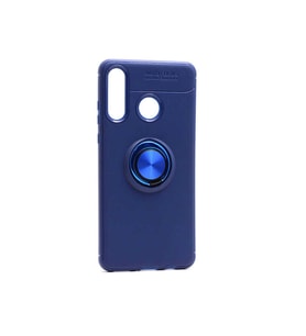 Huawei P30 Lite Uyumlu Kılıf Zore Ravel Silikon Kapak (Mavi)