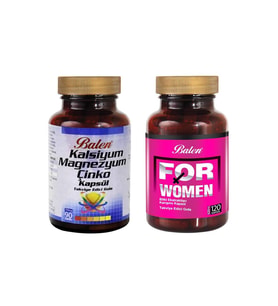 Balen For Woman(Bayan)+Balen Kalsiyum Magnezyum Çinko