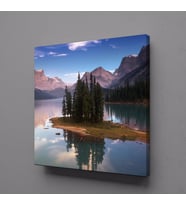 ADA VE YANSIMALAR KANVAS TABLO 25x25cm (Karışık)