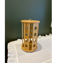 Bambu Kapsül Kahve Döner Stand, Bej, 20 x 30 cm