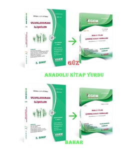 Egem Eğitim Yayınları Egem Yayınları Uluslararası Ilişkiler 3.sınıf 5 Ve 6.yarıyıl Konu Anlatım + Çıkmış Soru "güz-bahar" (Çok Renkli)