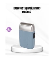 Mey İthalat® Taşınabilir Şarjlı Tıraş Makinesi – Kuru Kullanım, Özel Sakal Başlıkları