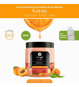 Smoothly Kayısı Aromalı Canlandırıcı & Yumuşatıcı El Ayak ve Vücut Bakım Peelingi 800gr