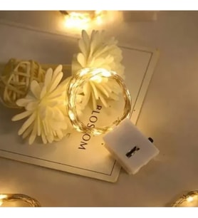 2m Pilli Peri Led Beyaz Işık