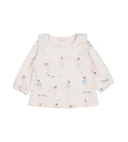 Civil Baby Yakalı Balerin Empirme 6-18 Ay Sweatshirt - Ekru