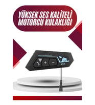 Intercom Bluetooth Kask Kulaklık Motosiklet Kulaklık 5.0 Bluetooth