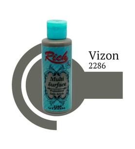 Mey İthalat® Rich Multi Surface 2286 Vizon Akrilik Boya 120 cc