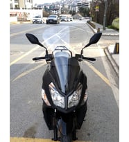 MOTOCAM SYM JET 14 125 Ön Cam 2017-2026 Model 74cm Şeffaf Renkli 4mm UZUN