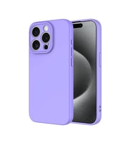 Iphone 16 Pro Uyumlu Kılıf Lansman Silikon Ve Esnek (Lila)