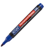 Kraf Permanent Markör Yuvarlak Uc 220 Mavi (Koli Kalemi) 12’li