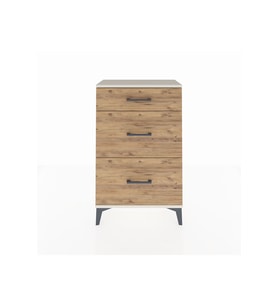 Arges Komodin 3 Çekmeceli 60x30x96 Aytaşı-Çam
