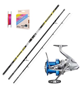 Shimano SpeedMaster 14000XSD - Ryobi Chiba 420cm 100-300gr Surf Olta Seti