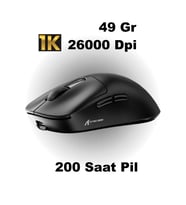 X3 SUPERLIGHT KABLOSUZ OYUNCU MOUSE PAW3395 (GRIP TAPE HEDİYELİ)