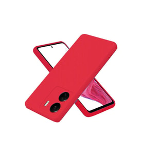 Xiaomi Redmi 13c Kılıf First Silikon - Kırmızı