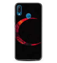 Huawei P20 Lite Mate 10 20 Lite Pro P40 Lite KılıfDesemli Silikon Red Moons 1747