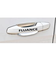 Fluance Kapı Kolu ve Jant sticker seti 8 adet yazı 386