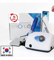 STRONG 210 MAX MICRO MOTOR ELEKTRİKLİ MANİKÜR PEDİKÜR FREZE TÖRPÜ MAKİNESİ 65 W 30 LU FREZE HEDİYE SALON TİPİ