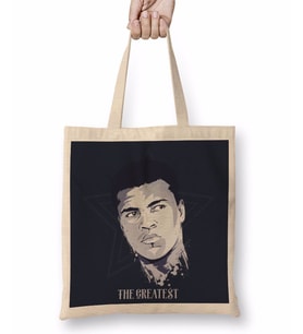 Muhammed Ali Boks The Greatest Bez Çanta Uzun Saplı