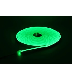 Neon LED şerit 5metre Yeşil LED zincir bandı hortum esnek dekoratif aydınlatma ışık 12V 10W