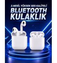 2.nesil Yeni Model Tws Bluetooth Kulaklık Dokunmatik Kontrol Yüksek Ses Kaliteli