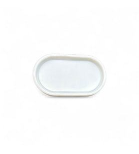 Elips Tabak Silikon Kalıp 18x9.5x2