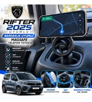 Peugeot Rifter 2018-2026 Araç Içi Premium Telefon Tutucu - Araba Telefon Tutacağı Havalandırma Için