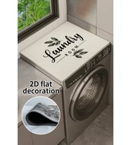 Valerine Life Çamaşır ve Kurutma Makinesi Üstü Düzenleyici Matı Örtüsü Kaymaz Sıvı Geçirmez 27CMD251