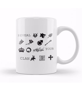Reveal  Your  Clan  Rpg Kupa Bardak Porselen
