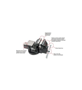 CMC6904 150mm Sabit Tezgah Mengene
