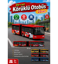 1:50 Ölçek Oyuncak Otobüs Diecast Metal Gövde 22 cm