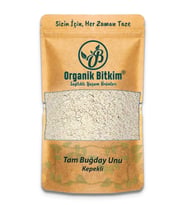 Organik Bitkim Tam Buğday Unu Kepekli 500 gr