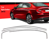 Fiat Egea SD Krom Cam Üst Çıtası 4 Prç. 2015-2024 Paslanmaz Çelik