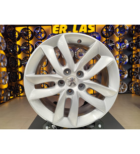 4 Adet PEUGEOT ORIJINAL 7*17 5*108 ET46 65.1 SILVER JANT REVİZE EDİLMİŞ (Takım)
