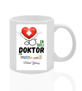 Kişiye Özel Doktor Temalı Kupa Bardak