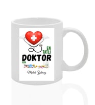 Kişiye Özel Doktor Temalı Kupa Bardak