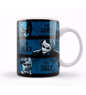 The Good  The Mad The Ugly Batman Ve Joker Kupa Bardak Porselen