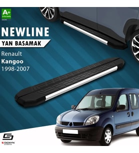 S-Dizayn Renault Kangoo NewLine Krom Yan Basamak 183 Cm 1998-2007 A+ Kalite