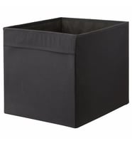 Düzenleyici Kutu IKEA Ev Düzeni Düzenleme Saklama Kutusu Siyah 33x38x33 cm