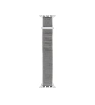 Apple Watch 7 41mm Uyumlu Kordon Hasır Örgü Kumaş Band-03 Strap Kayış (KAHVE-BRONZ)