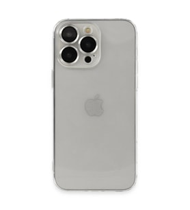 Northcity iPhone 13 Pro Max ile Uyumlu Lens Silikon Kılıf - Gümüş