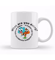Gumball Watterson and Darwin Watterson Kupa Bardak Porselen
