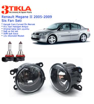 Renault Megane Sedan 2008 Sis Farı Set  Oem:  8200074008