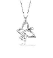 Swarovski Minimal Kelebek Kolye  925 Ayar Gerçek Gümüş  Swarovski Zirkon