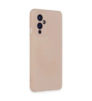One Plus 9 Kılıf Nano İçi Kadife  - Pudra
