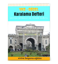Spiralli Karalama Defteri – YKS – Sözel (Teksir Kağıtlı)