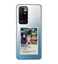 Redmi 10 2022 Uyumlu Naruto Anime Desenli Şeffaf Telefon Kılıfı