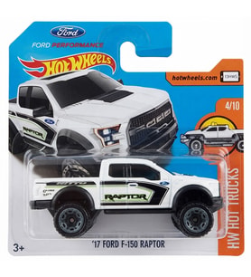 Hot Wheels '17 Ford F-150 Raptor - Beyaz - 2017 - DVB69 - 1/64