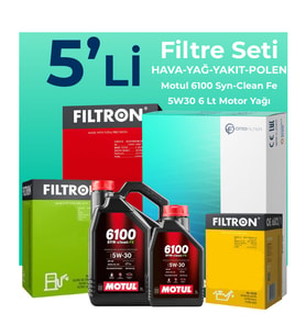 Filtron Subaru Outback 2.0 Dizel Filtre Bakım Seti Motul Motor Yağlı (2003-2010) 5 Li