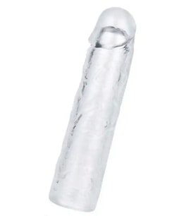 Flawless Şeffaf Penis Kılıfı 5 cm Uzatmalı